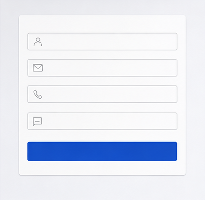 Website capturing a confirmed inquiry