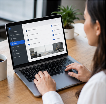 Website navigating while the conversation continues